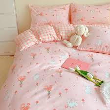 Flower Bedding Set For Double Bed