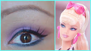 barbie makeup tutorial pink and