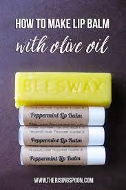 how to make lip balm with olive oil
