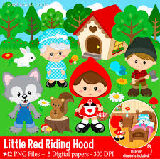 Image result for little red riding hood clipart