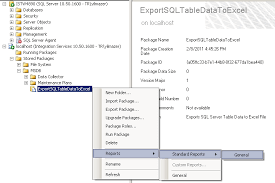 export data to excel using sql server