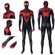 Miles morales has 19 suits that both change the hero's look and give him new suit powers. Spider Man Miles Morales Cosplay Costumes Ultimate Spiderman Suit