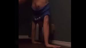 Teen doing a handstand with nip slip - XVIDEOS.COM