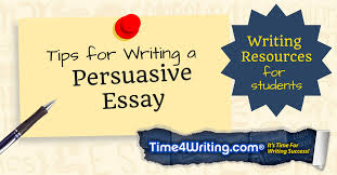 tips on writing a persuasive essay