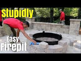 Super Easy Fire Pit Build Diy How To