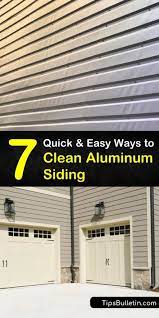to clean aluminum siding