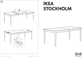 ikea stockholm dining table 71 93x35