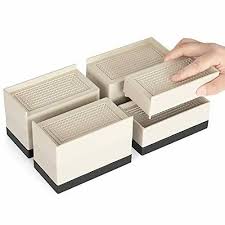 banqin bed risers heavy duty adjustable