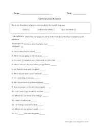 end punctuation worksheet grammar lessons punctuation worksheets end punctuation worksheet worksheets for grade 3 punctuation worksheets printable worksheets grammar