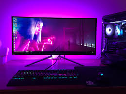 Drop Everything Your Doing And Led Strip The Back Of Your Monitor Battlestations
