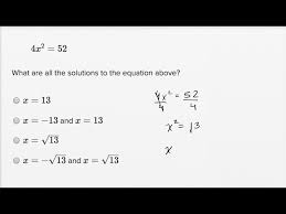 Solving Quadratic Equations Basic