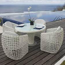 Outdoor Dining Wicker Table