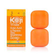 Amazon.com: Koji White Kojic Acid & Papaya Skin Brightening Soap (2.82 oz /  2 Bars) - with Hyaluronic Acid for Smooth Face & Body, Dark Spot, Acne  Scars, Uneven Skin Tone -