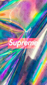 supreme background color iphone