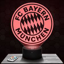 Bayern munich transfer news and rumors. Bayern Munich Logo 3d Led Lamp With A Base Of Your Choice Pictyourlamp