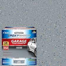 gray epoxy 1 car garage floor kit