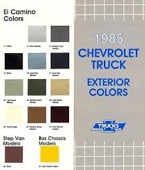 1985 Chevrolet Pickup Truck Blazer El