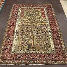 antique kashan mohtasham rug