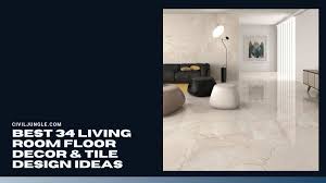 living room floor decor tile design ideas