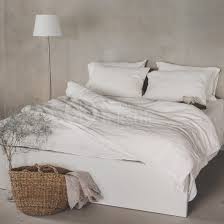 Linen Bedding White