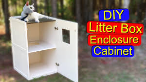 diy litter box enclose cabinet you