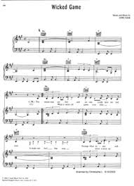 First chris isaak hit song wicked game was the first hit song of chris isaak's career. Wicked Game Chris Isaak Free Piano Sheet Music Pdf