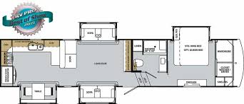 5 fifth wheel floor plans with rear