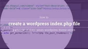 wordpress index php file