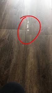 vinyl flooring come defected please help