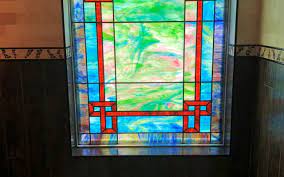 stained glass mirror stained glass
