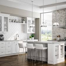 bay shaker white kitchen rta cabinets