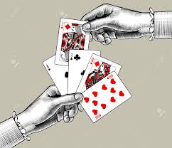 See what card fan (cardgamefans) has discovered on pinterest, the world's biggest collection of ideas. Woman S Hands With Playing Cards Fan Vintage Engraving Stylized Drawing Vector Illustration Royalty Free Cliparts Vectors And Stock Illustration Image 104236751
