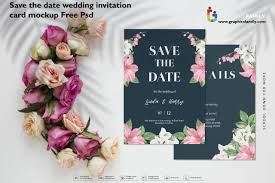 save the date wedding invitation card