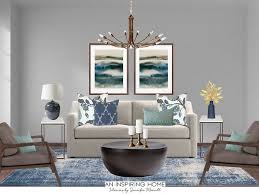 living room color combo navy and teal