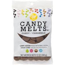 Light Cocoa Candy Melts Candy 12 Oz