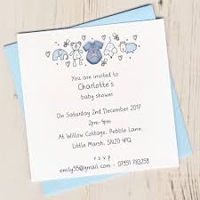 Pack Of Baby Boy Birth Announcement Cards