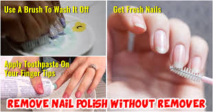 amazing ways to remove nail polish