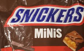 calories in snickers minis