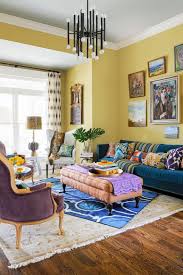 Shiny Yellow Living Rooms