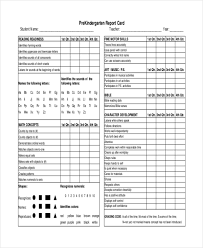 Report Card Format In Excel 17 Report Card Template 6 Free Word