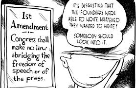 Amendment drawing article pine haven apartments daytona. Valley News Editorial Cartoon First Amendment Reconsidered