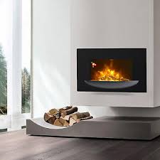 Shapely Bowl Mounted Fireplace 7 Colour