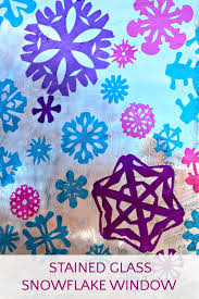 Snowflake Stained Glass Window Project