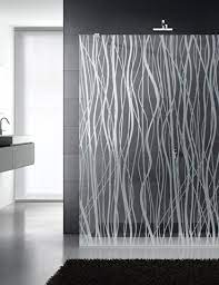 beautiful etched glass shower doors by