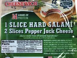 pepper jack cheese hard salami