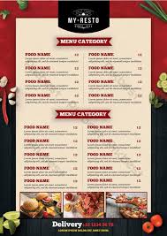 Pacific ocean (north), arafura sea (south), west papua (west) and papua new guinea (east). Restaurant Menu With Black And Red Background Flyer Psd Free Download Pikbest