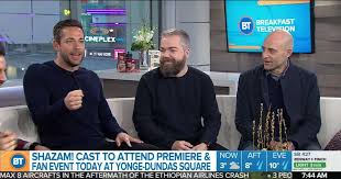 Breakfast television (australia, ireland, new zealand and united kingdom) or morning show (canada and united states) is a type of infotainment television show, which broadcasts live in the morning. The Cast Of Shazam Is Here
