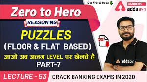 Adda247 application is only available for android users. Puzzles Floor And Flat Based Part 7 Reasoning Adda247 Banking Classes Lec 53 Youtube