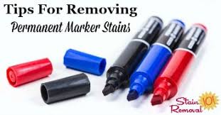 removing permanent marker from clothes