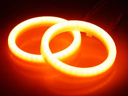 led rings hi pe angel eyes 72mm orange